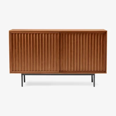 John Lewis west elm Slatted Sideboard, Walnut, FSC-Certified (Mahogany)