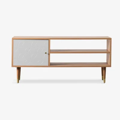 John Lewis Gallery Direct Buxton TV Stand Sideboard, Oak/White