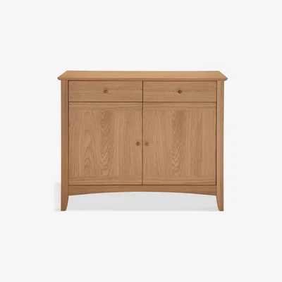 John Lewis John Lewis & Partners Alba Narrow Sideboard, Oak
