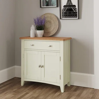 Knees Galileo Pure White Wood Sideboard