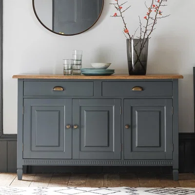 Knees Hellas Mahogany Sideboard - Blue