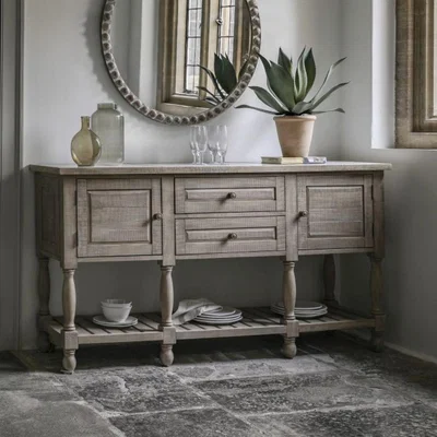 Knees Vancouver 2 Door Pine Sideboard - Natural