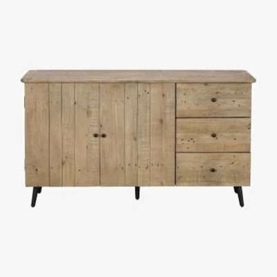Knees Lark Light Reclaimed Wood Wide Sideboard
