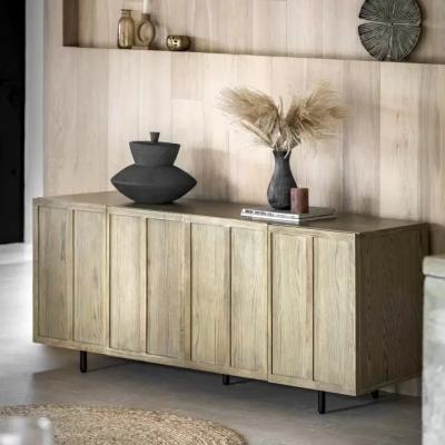 Knees Panning Acacia Finish Sideboard - Smoked