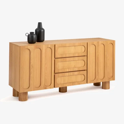 La Redoute Cannelo Oak Veneered Sideboard