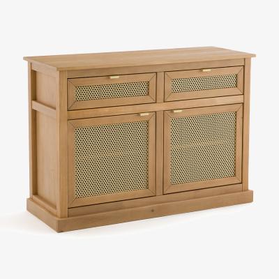 La Redoute Alvaro Pine & Perforated Metal Sideboard
