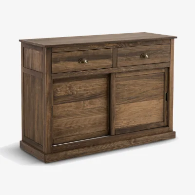La Redoute Lunja Sideboard with 2 Doors and 2 Drawers in Solid Pine and MDF