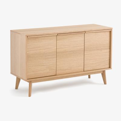 La Redoute Aram Oak Veneer 3-Door Sideboard