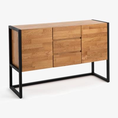 La Redoute Hiba Industrial Oak and Metal Sideboard