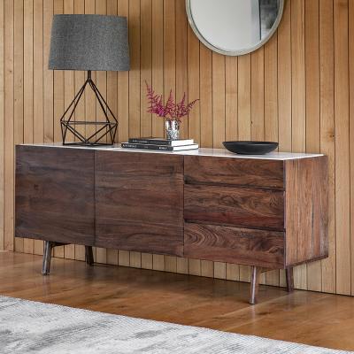 La Redoute Dhuburi Marble & Walnut Rustic Sideboard