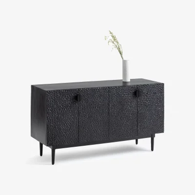 La Redoute Tribalt 4-door Carved Solid Mango Wood Sideboard