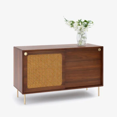 La Redoute Redpop Walnut and Cane Sideboard