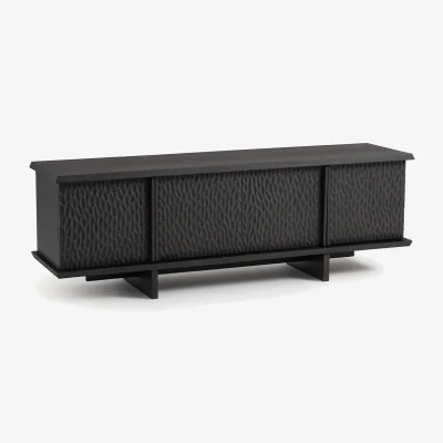 La Redoute Gouge Sideboard with 4 Doors in Oak and Veneer