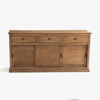 La Redoute Lunja Classic Solid Pine Sideboard with Storage