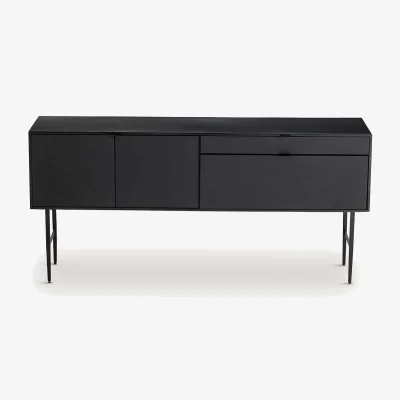 La Redoute Réalto Metal and Leather Sideboard