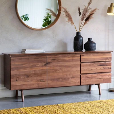 La Redoute Murwara Walnut 2 Door Sideboard