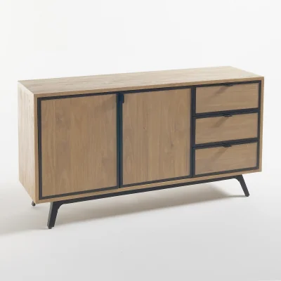 La Redoute Daffo Sideboard with 2 Doors and 3 Drawers
