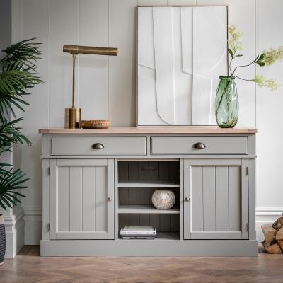 La Redoute Ende Shaker-Style Oak Large Sideboard