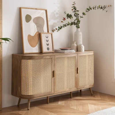 La Redoute Naya Rattan 3 Door Sideboard