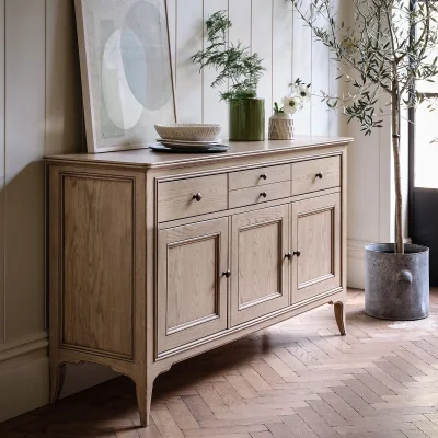 La Redoute Toulon Oak 3 Door 4 Drawer Sideboard
