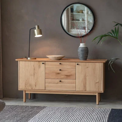 La Redoute Kargil Scandi Oak 2 Door Sideboard