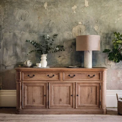 La Redoute Cannes Oak 3 Door 2 Drawer Sideboard