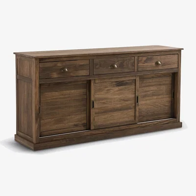 La Redoute Lunja Sideboard with 3 Doors and 3 Drawers in Solid Pine and MDF