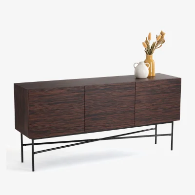 La Redoute Lokman 3-Door 'Zebrano' Veneer Sideboard