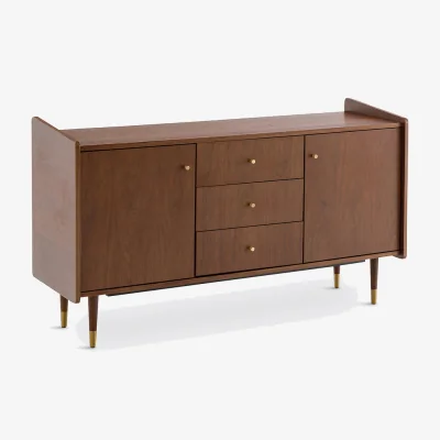 La Redoute Ronda Vintage Sideboard in Walnut Veneer