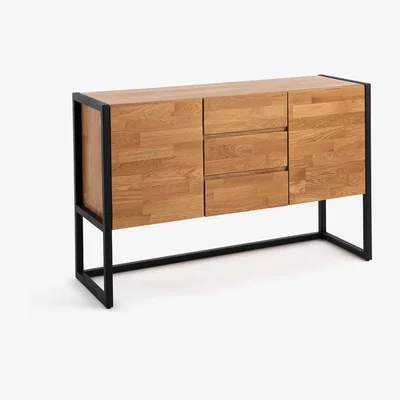 La Redoute Hiba Industrial Oak and Metal Sideboard