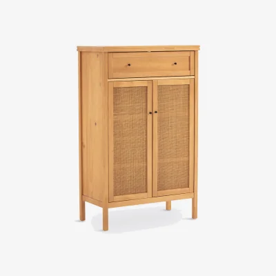 La Redoute Gabin Solid Pine & Cane Sideboard