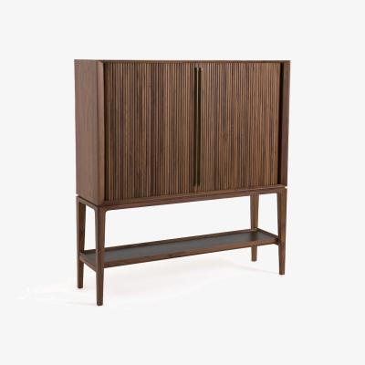 La Redoute Liamca Walnut and Leather High Sideboard