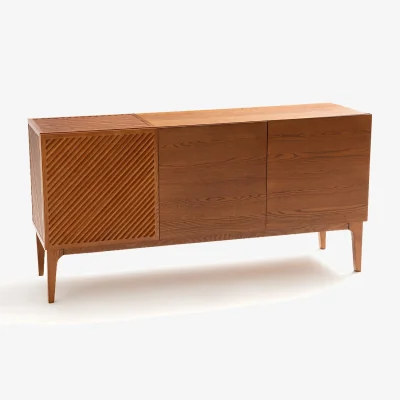 La Redoute Medina 3-Door Stained Ash Sideboard