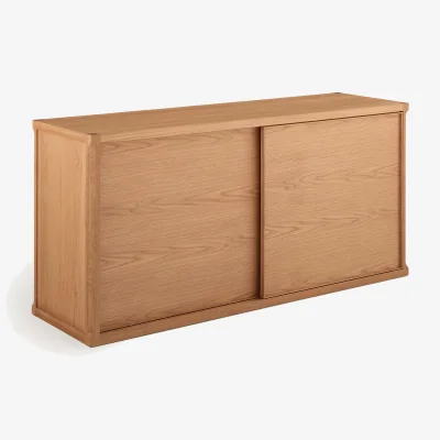 La Redoute Iéna Oak and Veneer Sideboard, Designed By Emmanuel Gallina