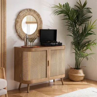 La Redoute Naya Rattan 2 Door Sideboard