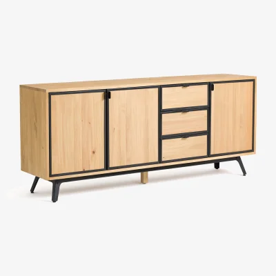 La Redoute Daffo Metal and Wood Sideboard