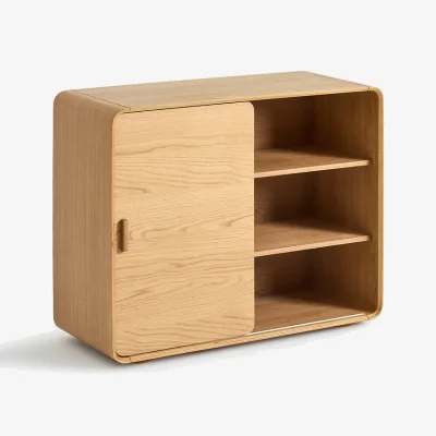 La Redoute Redag 2-Door Oak Veneer Sideboard