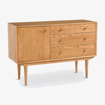 La Redoute Quilda Vintage 1-Door, 3-Drawer Oak Sideboard