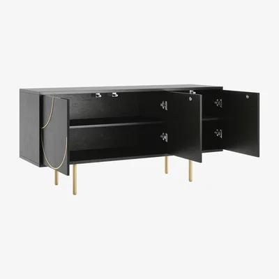 Marks & Spencer M&S X Swoon Odette Sideboard - Black, Black