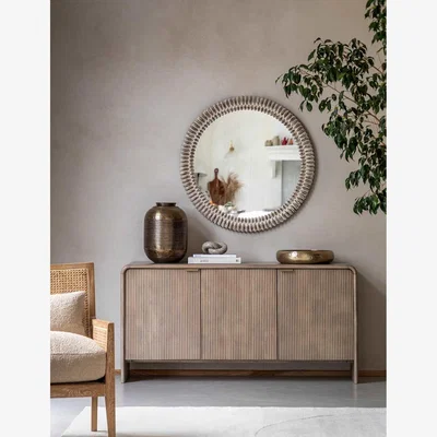 Marks & Spencer Gallery Direct Colonna 3 Door Sideboard - Grey, Grey