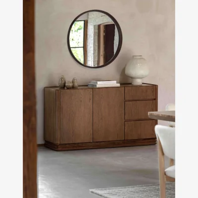 Marks & Spencer Gallery Direct Dempsey 3 Drawer Sideboard Brown