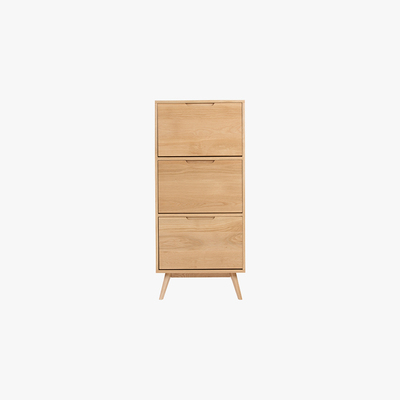 Made.com Jenson Shoe Storage Cabinet, Oak