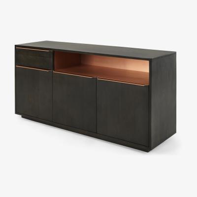 Made.com Anderson Sideboard, Mocha Mango Wood & Copper