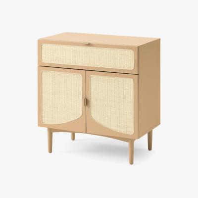 Made.com Emmi Compact Sideboard, Light Caramel & Rattan