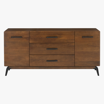 Made.com Lucien large sideboard, Dark Mango Wood