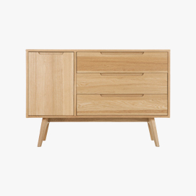 Made.com Jenson Compact Sideboard, Solid Oak