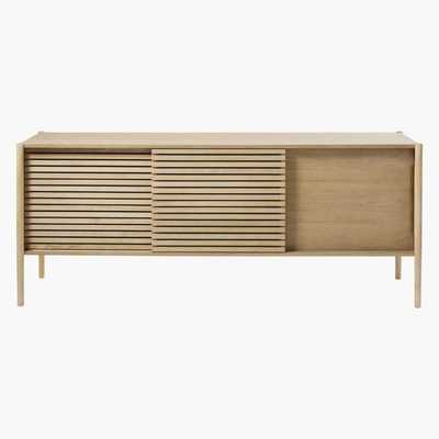 Maisons du Monde OKINAWA - 3-Door Sideboard with Solid Ash Legs