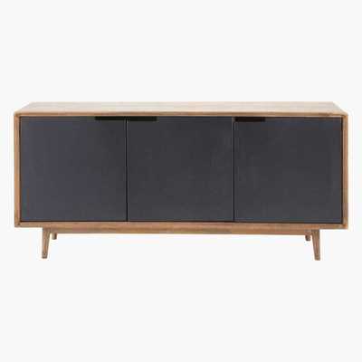 Maisons du Monde LENOX - Solid Mango Wood and Metal Sideboard
