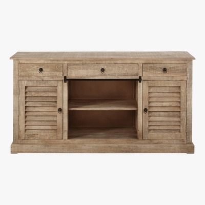 Maisons du Monde CAMBRIA - Mango Wood 2-Door 3-Drawer Sideboard