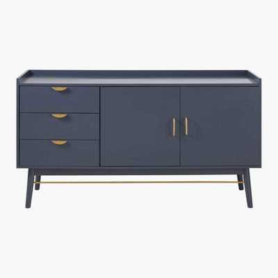 Maisons du Monde PENELOPE - Dark Blue 2-Door 3-Drawer Sideboard